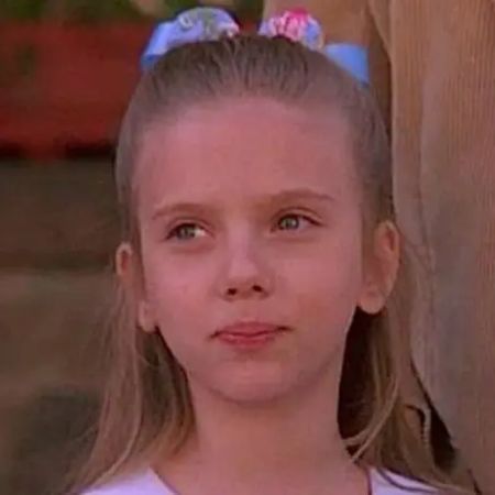 A young Scarlett Johansson in the film "North".